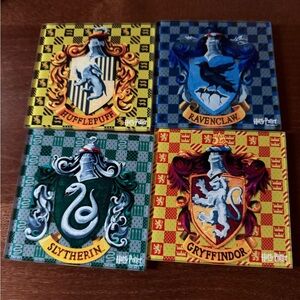 Harry Potter Houses Glass Coasters Set